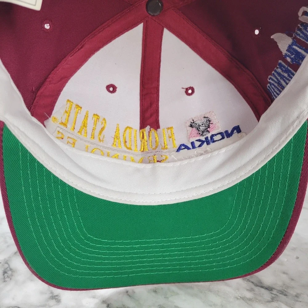 Vtg Florida State Seminoles Nokia Sugar Bowl Hat Battle On The Bayou Kudzu Adj